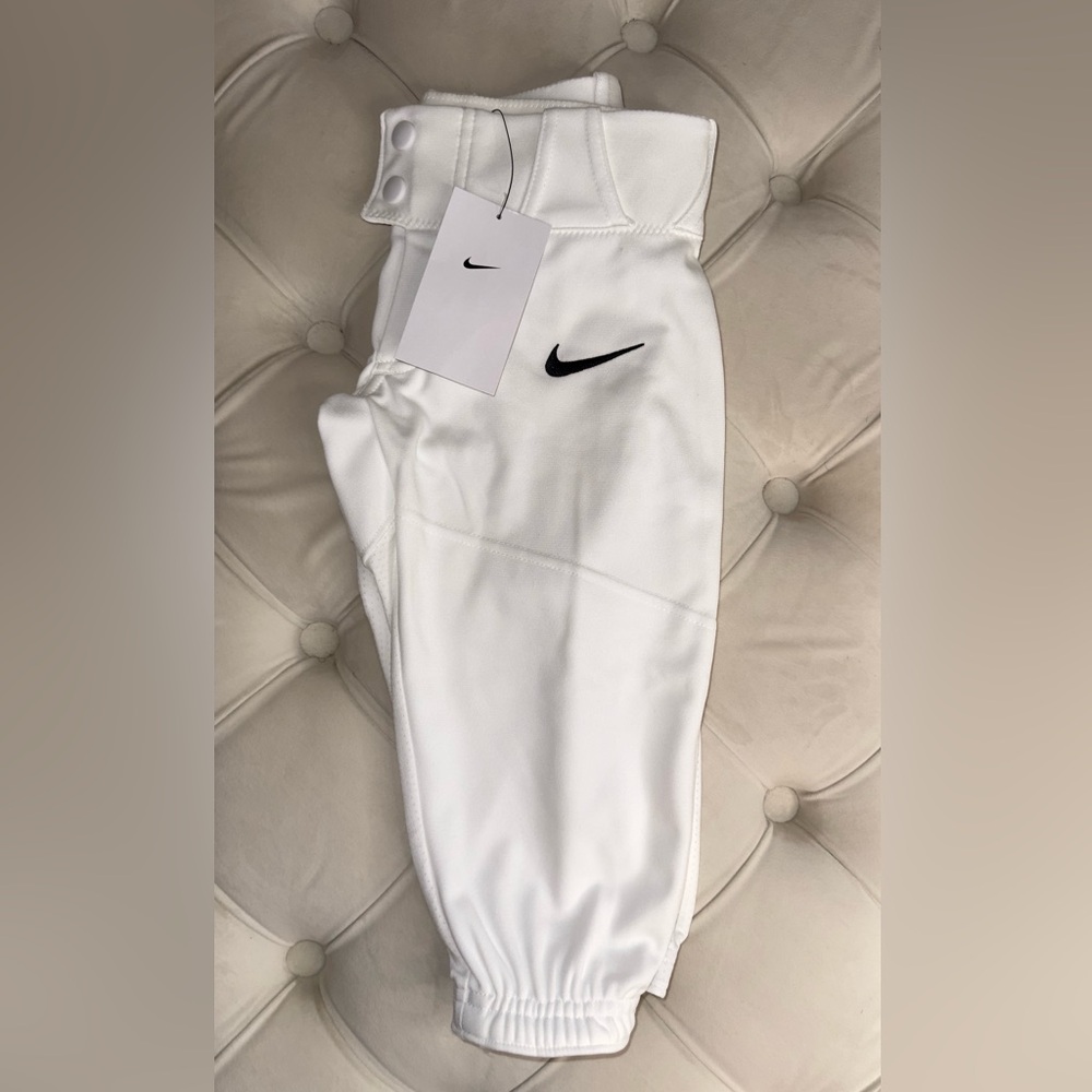 Nike Vapor Select High Baseball Knicker Pants Youth Boys/Girls Size XS White NWT